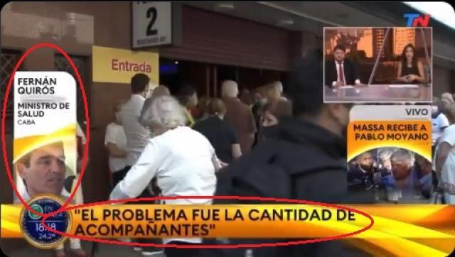 Para Fernán Quiros la culpa fue de los abuelos que fueron un rato antes y con acompañantes