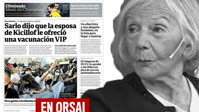 Clarín vuelve a la carga con noticias falsas en su portada