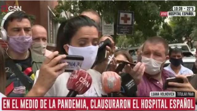 Recordemos quienes son los que clausuraron el Hospital Español