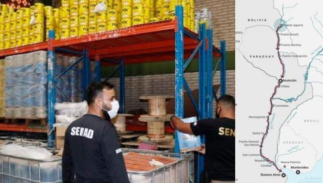 Incautaron en Alemania 16 toneladas de cocaina embarcadas en el puerto de Buenos Aires