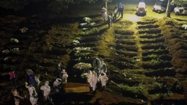 San Pablo contrata transporte escolar para trasladar muertos por Covid-19 a cementerios
