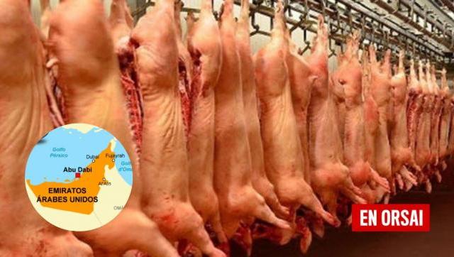 Emiratos Árabes Unidos abrió su mercado a la carne de cerdo argentina 