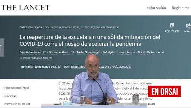 Según The Lancet la reapertura de la escuela corre el riesgo de acelerar la pandemia