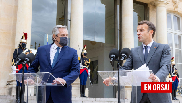 Macron: “Sé cuáles son los esfuerzos que desempeña, señor Presidente. Francia está a su lado”