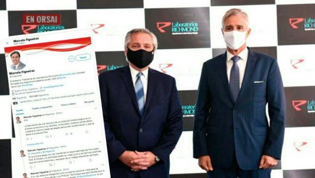 Marcelo Figueiras el presidente de Richmond revela detalles de la producción de la vacuna en Argentina