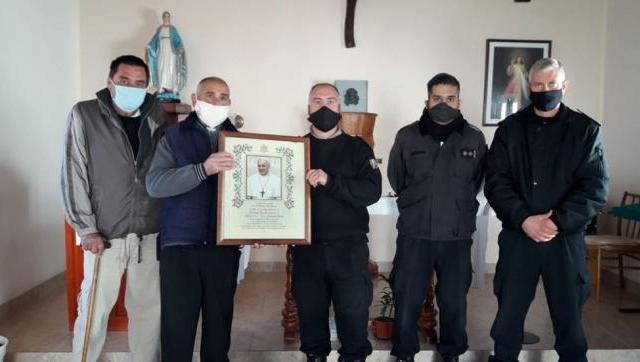 El Papa Francisco bendijo la capilla de la cárcel de Saavedra