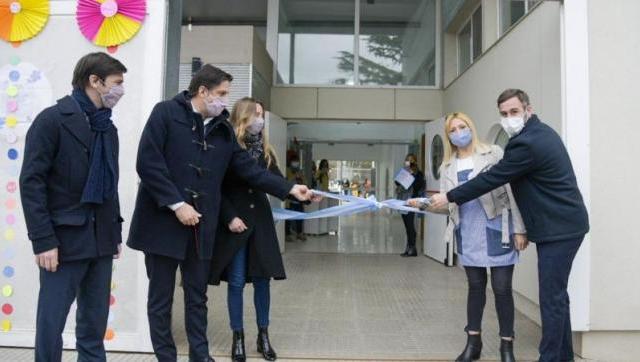 Agustina Vila inauguró un Jardín de Infantes en Pilar junto a Trotta, Thea y Achaval