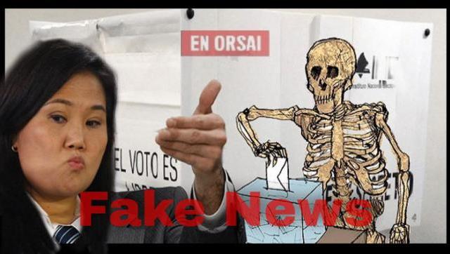 La Fake News sobre el voto de más de 44.000 muertos en Perú