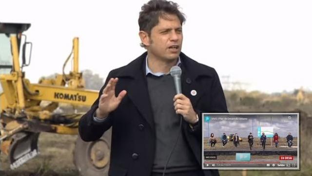 Kicillof anunció un ambicioso plan de urbanización 