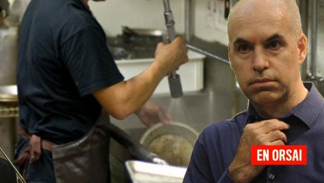 Larreta le paga a empresas gastronómicas para que “capaciten” lavacopas