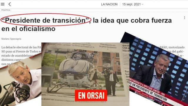 El golpismo de los medios hegemónicos y la construcción de la idea de un “Presidente de transición”