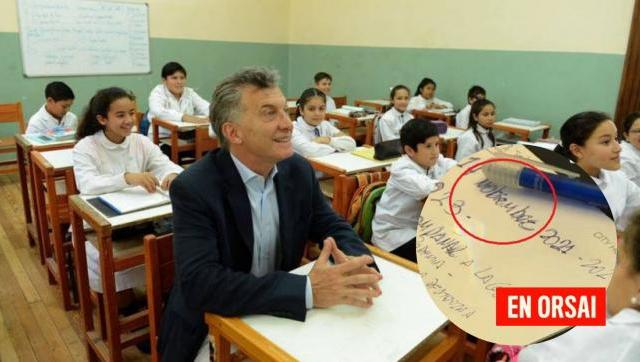 Mauricio Macri escribió 