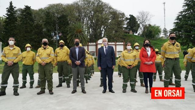 Se presentó el Curso Básico de Brigadistas Forestales para integrantes de las Fuerzas Armadas