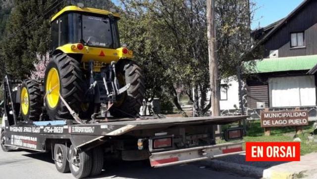 En la Comarca Andina fue entregada maquinaria para combatir y prevenir incendios forestales