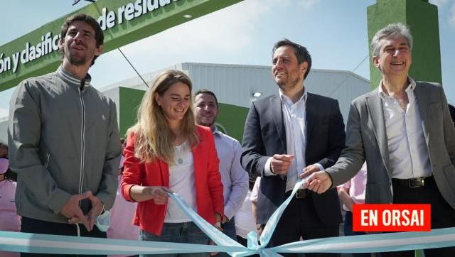 Cabandié participó de la inauguración de una planta de separación y clasificación de residuos en San Fernando