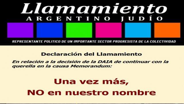 Una vez más, NO en nuestro nombre