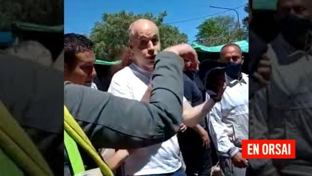 Larreta en una feria de La Matanza recibió una lluvia de insultos