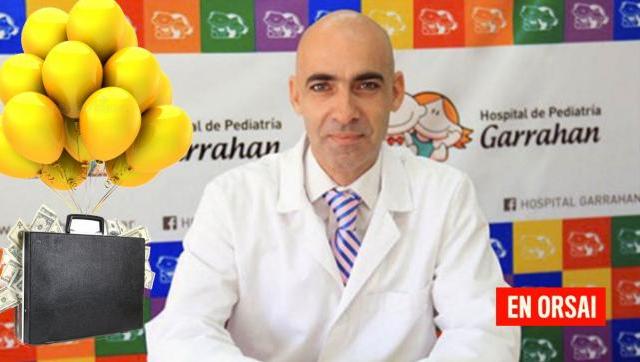 El médico ultramacrista Carlos Kambourian acusado de usar plata del hospital para gastos personales