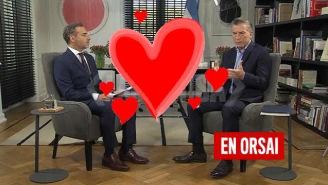 Rompió todo pero sigue opinando: Macri entrevistado en su canal por su empleado estrella Majul