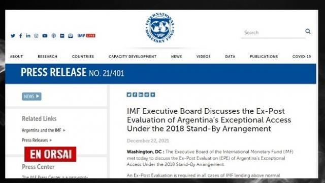 El FMI reconoce que con su préstamo financiaron la fuga de capitales del gobierno de Cambiemos