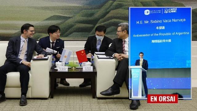 El embajador argentino en China expuso en inauguración de stand de empresa nuclear china y acordó firma de memorándum