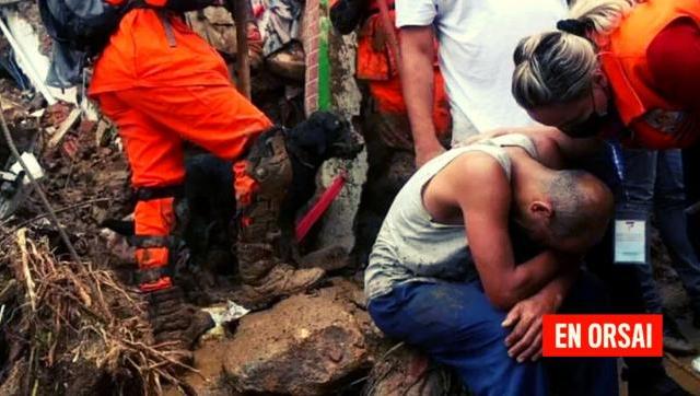 Más de 100 muertos tras fuertes inundaciones y deslaves en el estado brasileño de Río de Janeiro