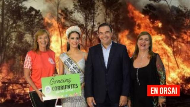 Con los incendios como telón de fondo, el Gobernador Valdés inauguró el Carnaval en Corrientes