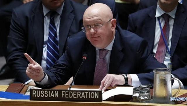 Vasili Nebenzia, representante permanente de Rusia ante la ONU -