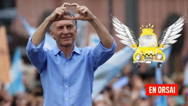 Para Mauricio Macri un avión es un taxi que vuela 