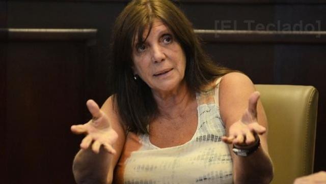 Teresa García habló hoy de la interna en el Frente de Todes