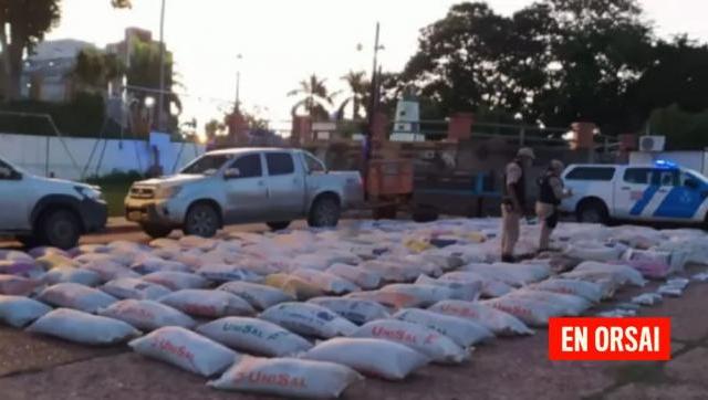 Agrocontrabando: En Formosa la Prefectura secuestró 6.800 kilos de soja