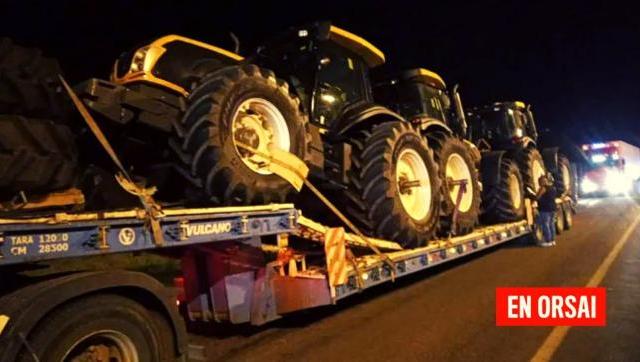 Desmantelan una red que contrabandeaba granos y traficaba tractores 0km