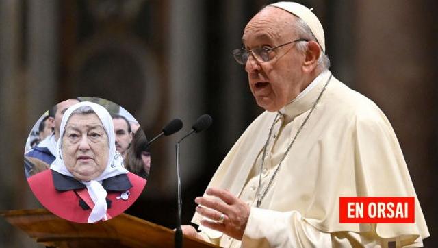 Francisco le envió una carta a Hebe de Bonafini en el 45 aniversario de Madres de Plaza de Mayo