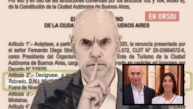 Horacio Rodríguez Larreta y Agustina Olivero Majdalani