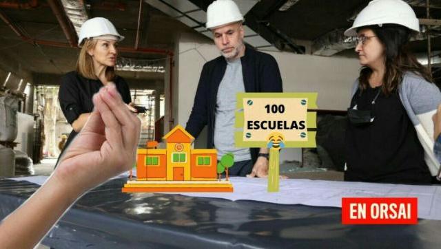 Nuevo cuento PRO: Larreta aseguró que en 15 años construyeron más de 100 escuelas