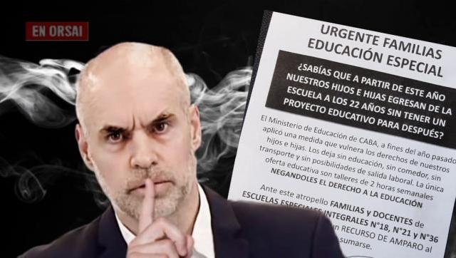 El ajuste más cruel: denuncian que Larreta desfinanció la educación especial