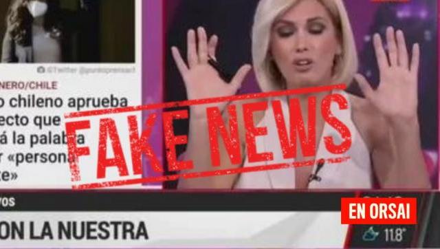 Agencia de noticias a nivel mundial señaló a Viviana Canosa de publicar Fake News 