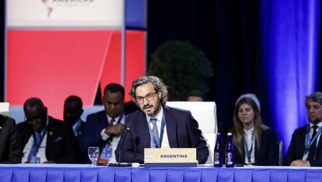 Canciller Cafiero en la Cumbre de las Américas: 