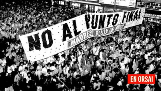 Se cumplen 17 años de la derogación de las leyes de obediencia debida y punto final