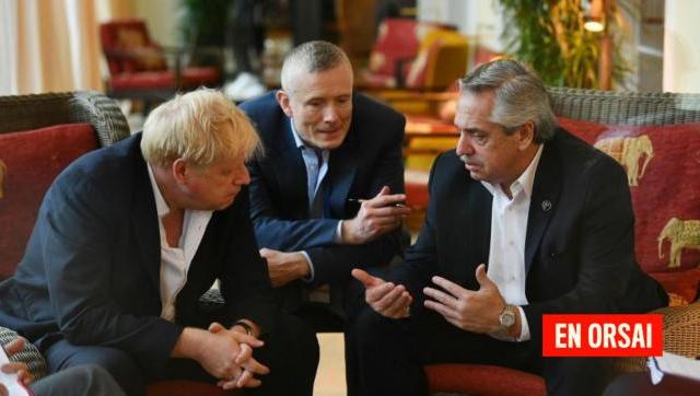 El Presidente le dijo a Johnson que no habrá avance bilateral sin negociar Malvinas