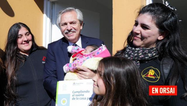 Alberto Fernández: “Tenemos que trabajar incansablemente para que cada familia argentina tenga un techo digno que la proteja”