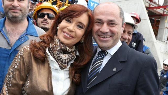 Cristina Kirchner con Mario Secco