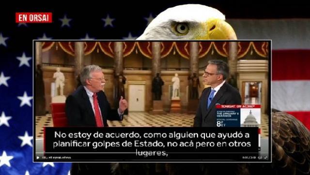 Imagen de la nota '¡Viva la democracia! Bolton dice que ayudó a planear golpes de Estado en varios países'