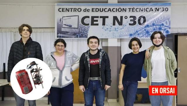 Alumnos de Cipolletti recibieron mención de honor por diseñar un satélite con una lata de gaseosa