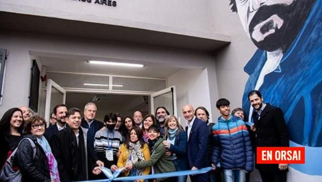 Kicillof inauguró una nueva escuela secundaria en Escobar cuya obra había sido abandonada por Vidal