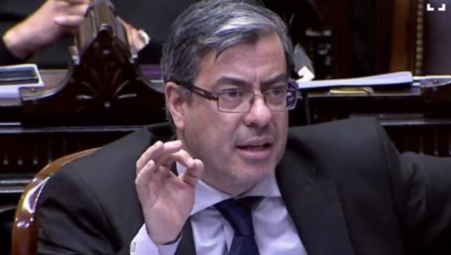 Germán Martínez, presidente de la bancada oficialista en la Cámara de Diputados