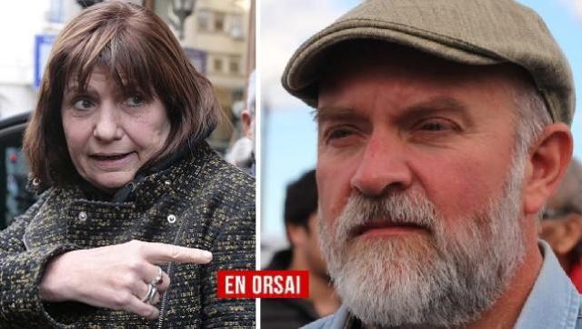 Sergio Maldonado y la presidenta del PRO, Patricia Bullrich