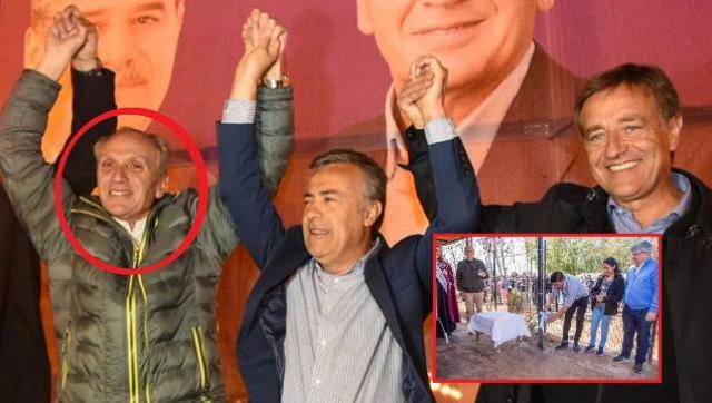 Intendente de San Martín, localidad de Mendoza, inaugura una red de agua potable que no funciona