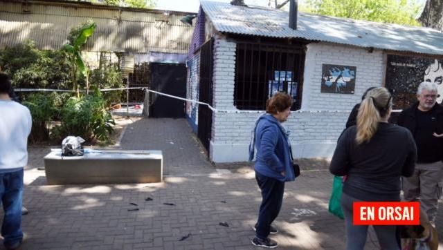 Vecinos resisten el desalojo de un espacio comunitario en una plaza de Villa Ortúzar