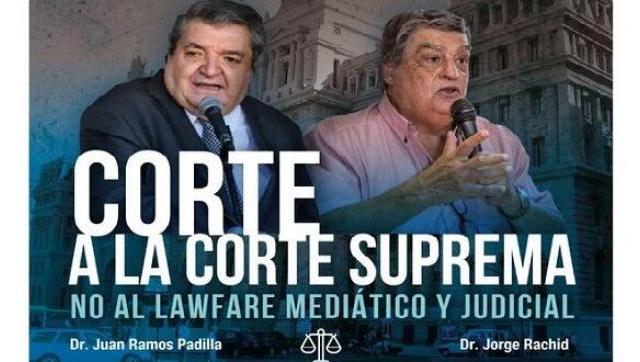 Juan María Ramos Padilla y el dirigente peronista Jorge Rachid convocaron para hoy en el partido bonaerense de La Matanza a un nuevo acto para reclamar una 